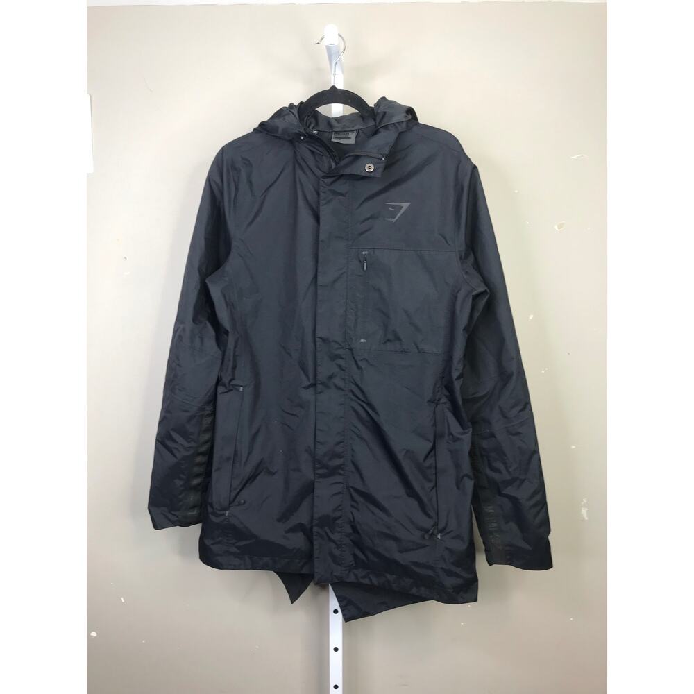 Gymshark zip up hoodie athletic mens raincoat